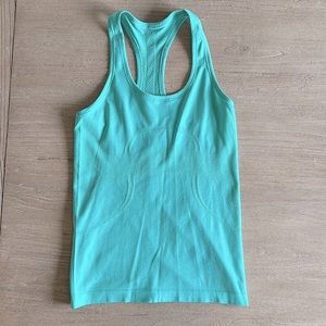 Lululemon Swiftly Tech Racerback Tank Top -light teal size 6